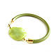 Jade bracelet, light green bracelet with jade 'Dubrava'. Bead bracelet. Irina Moro. My Livemaster. Фото №5