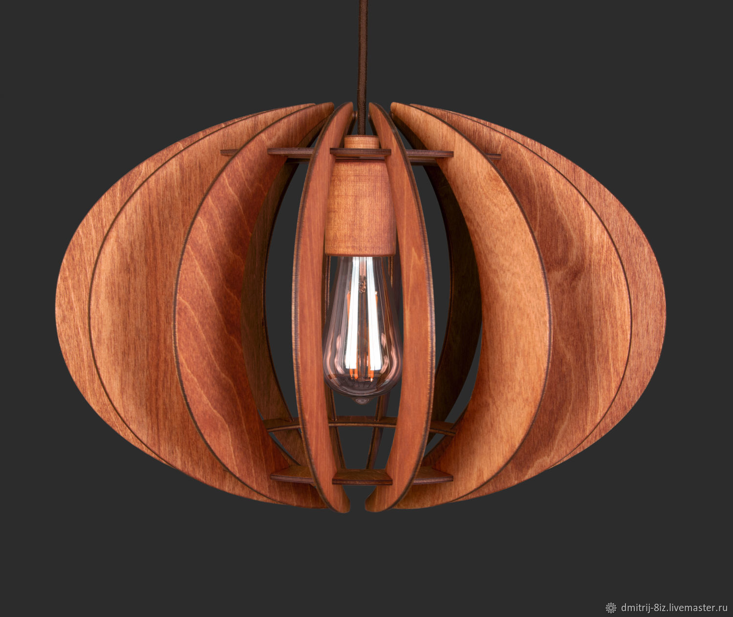 Подвесной светильник из дерева Destwood Orbit 11.0001 в интернет ...