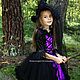 Witch costume. Carnival costumes for children. Little Princess. My Livemaster. Фото №5