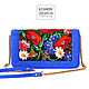 Exclusive clutch bag handmade beaded westy 'field bouquet, Clutches, Moscow,  Фото №1