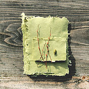 Канцелярские товары ручной работы. Ярмарка Мастеров - ручная работа "Green spices" - бумага и конверты ручной работы. Handmade.
