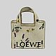 Винтаж: Сумка Loewe текстильная с вышивкой. Сумки винтажные. Виктория (aifebelle). Интернет-магазин Ярмарка Мастеров.  Фото №2