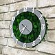 Order Clock made of stabilized moss d30 cm. Антонина Литовкина - Озеленение (Планета Флористики). Livemaster. . Watch Фото №3