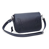 Сумки и аксессуары handmade. Livemaster - original item Shoulder bag:Women`s Blue Rey Mod Leather Bag. S93t-761. Handmade.