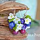 earrings:' Blueberries with lilac'. Earrings. anna-buzunko. Online shopping on My Livemaster.  Фото №2