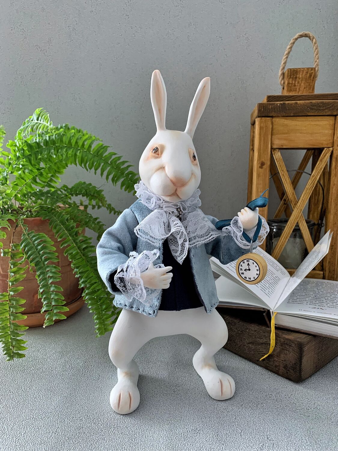 Кролик из "Алисы в стране чудес", Интерьерная кукла, Волгоград,  Фото №1