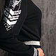 Черный комбинезон женский, весенний комбинезон приталенный с капюшоном. Комбинезоны. Лариса дизайнерская одежда и подарки (EnigmaStyle). Ярмарка Мастеров.  Фото №4