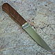 Knife 'Ladoga-1' 95h18 stab.ash. Knives. Artesaos e Fortuna. My Livemaster. Фото №4