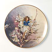 Винтаж handmade. Livemaster - original item Plate, porcelain, Fairy, Elf, Heinrich, Villeroy &Boch.. Handmade.