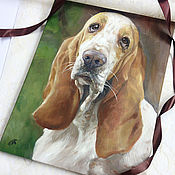 Картины и панно handmade. Livemaster - original item Pet portrait, oil painting. Handmade.