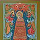 Образ Божьей Матери Прибавление ума. Иконы. Якунина Оксана (Icon-). Ярмарка Мастеров.  Фото №5