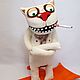 Pat the cat! Soft toy red cat Vasya Lozhkina. Stuffed Toys. Dingus! Funny cats and other toys. My Livemaster. Фото №6