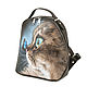 Order Leather backpack ' Cat'. Pelle Volare. Livemaster. . Backpacks Фото №3