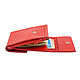Duo genuine leather money clip (red). Clamps. EZCASE - Leather Design Studio. Online shopping on My Livemaster.  Фото №2
