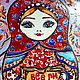 Именная тарелка. Матрёшка. Надглазурная роспись, Тарелки декоративные, Краснодар,  Фото №1