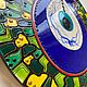 Round bright painting 'Eye of Nazar' Mosaic D 50 cm. Pictures. Art by Tanya Shest. My Livemaster. Фото №4