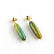 Earrings with green agate 'Forest melody' large earrings. Earrings. Irina Moro. Online shopping on My Livemaster.  Фото №2