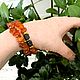  Двухрядный янтарный браслет Кошечкин дом. Браслет из бусин. Украшения Эйнары Томм. Ярмарка Мастеров.  Фото №5