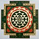 Шри Янтра / Sri Yantra (herbal green with gold) / 50х50 см, Янтра, Нижний Новгород,  Фото №1