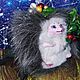 Ёжик пух. Интерьерная кукла. Lavka-charodejki-4. Ярмарка Мастеров.  Фото №6
