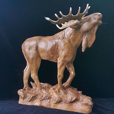 Подарки и сувениры ручной работы. Ярмарка Мастеров - ручная работа Гон лося. Handmade.
