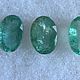 Emeralds 1.45 K natural 3 pieces, Minerals, Moscow,  Фото №1