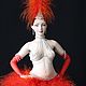 Static doll "Moulin Rouge dancer", Dolls, Safonovo,  Фото №1