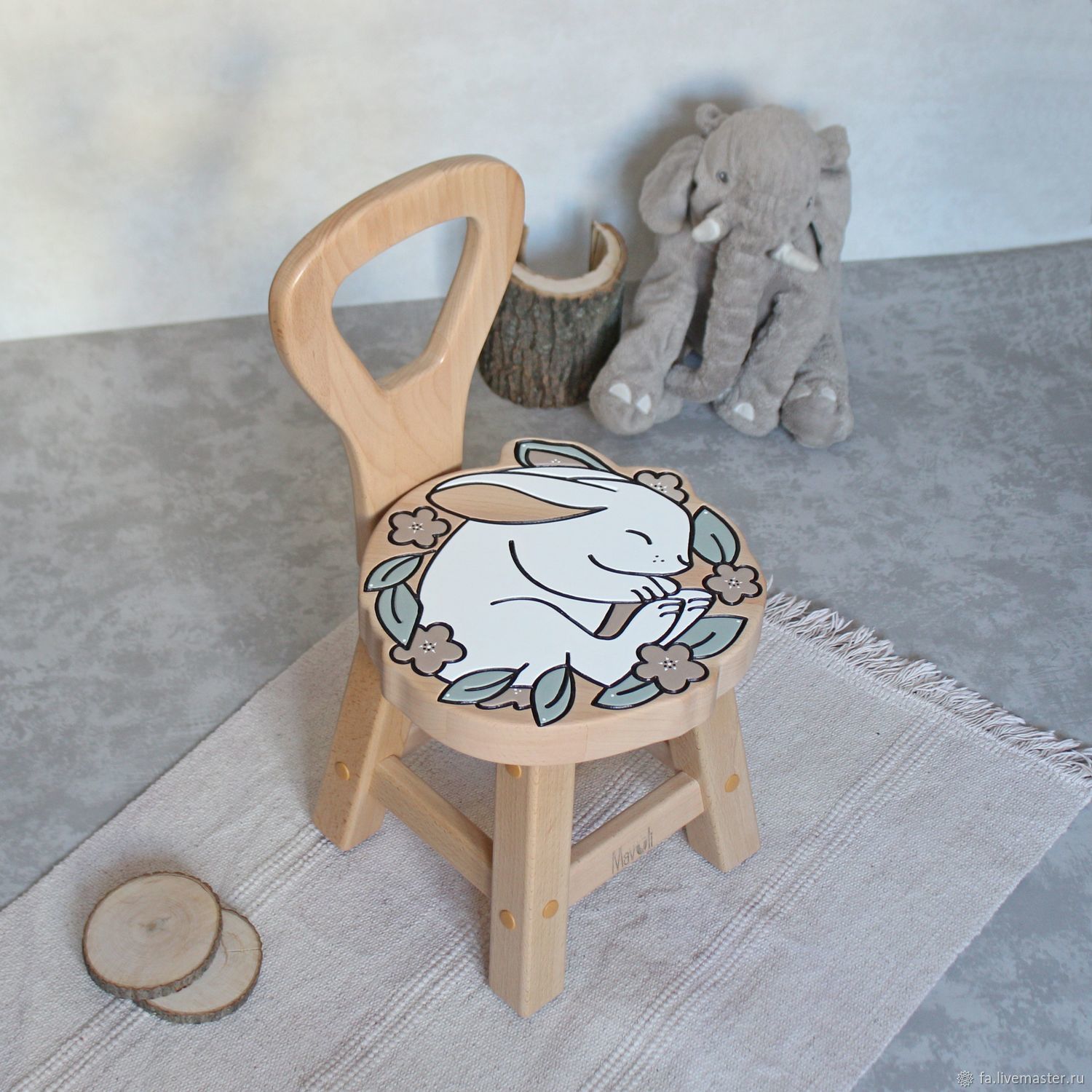 Детская мебель клюква зайка