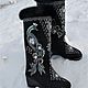 boots: Boots valenki black Firebird, High Boots, Ekaterinburg,  Фото №1