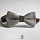 Tie Unreal Steve / gray brown tie necktie, rustic, Ties, Moscow,  Фото №1