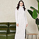 Белое вязаное длинное платье. Платья. SHAPAR вязаная одежда ручной работы. Ярмарка Мастеров.  Фото №6
