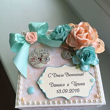 Упаковка для свадебных аксессуаров - Купить подарки в СПб для свадьбы в СПб