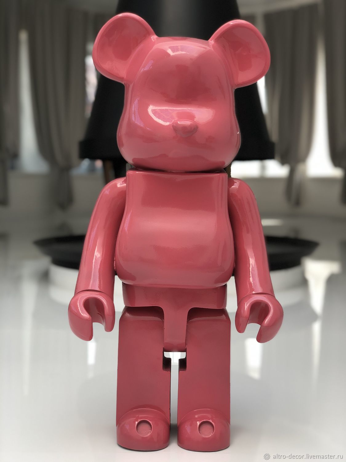 Bearbrick 1000 70см ONE COLOR розовый глянцевый – купить на Ярмарке ...