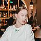 Колье-чокер из белого жемчуга с кварцем. Колье. O.Z. OLESA ZAICEVA PREMIUM. Ярмарка Мастеров.  Фото №6