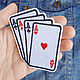 Cool patch on the clothes of the ace Card, Patches, St. Petersburg,  Фото №1