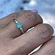 Резерв 17. Кольцо с натуральным Уральским Изумрудом 0.55 ct, Кольца, Белорецк,  Фото №1