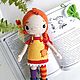 Пеппи Длинный чулок вязаная кукла. Амигуруми куклы и игрушки. Ivacrochettoys. Ярмарка Мастеров.  Фото №6