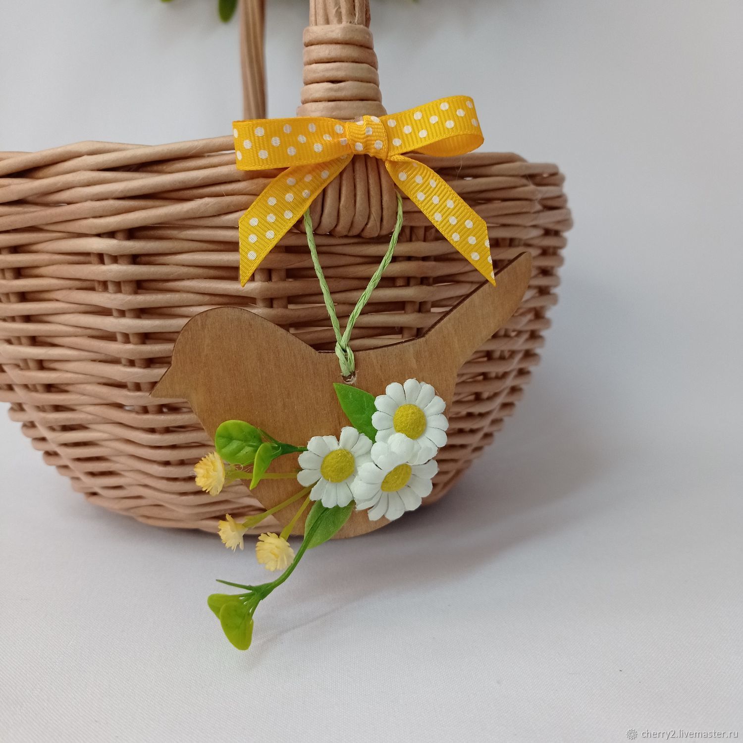 Плетеная корзина. Корзина-лукошко купить в интернет-магазине Ярмарка ...