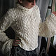Pullover Merengue. Sweaters. Irina-knitting. My Livemaster. Фото №6