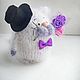 A cat in a hat with flowers, a gentleman cat, a gift for March 8. Stuffed Toys. milota-ot-dushi (milota-ot-dushi). Online shopping on My Livemaster.  Фото №2