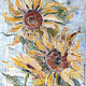 Order Pastel sunflowers, oil painting. Belasla. Livemaster. . Pictures Фото №3