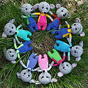 Куклы и игрушки handmade. Livemaster - original item Little mouse crocheted. Handmade.