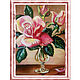 Painting rose flowers 'Roses in a glass'. Pictures. irina-churina (irina-churina). Online shopping on My Livemaster.  Фото №2