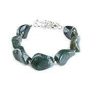 Украшения handmade. Livemaster - original item Bracelet made of natural jasper stones, jasper bracelet. Handmade.