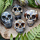 Ceramic skulls. Cabochon-a ceramic skull, Cabochons, St. Petersburg,  Фото №1