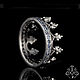 Роскошное кольцо Корона с бриллиантами и сапфирами. Кольца. Darshain JEWELRY. Интернет-магазин Ярмарка Мастеров.  Фото №2