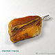 Amber. Pendant 'From time immemorial 2'. Pendants. Amber is a warm stone. My Livemaster. Фото №5