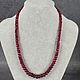Silver925pr.Chic beads made of red ruby spinel, Beads2, Moscow,  Фото №1