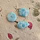 Ларимар Кабошоны. Кабошоны. Gems for Art (Indianstones). Интернет-магазин Ярмарка Мастеров.  Фото №2