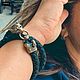Cheetah Bracelet | Bronze | Braided Leather. Braided bracelet. totemicashop. Online shopping on My Livemaster.  Фото №2